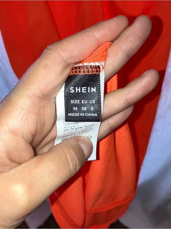 Vibrant Orange Bodycon Dress - Picture 4 of 4